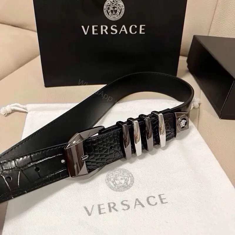 Black + Leather + Belt + Signature Hardware + Belt — view 1