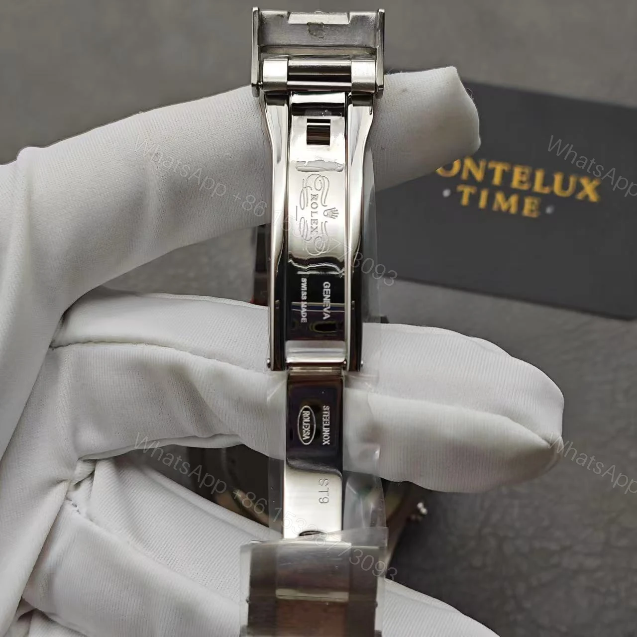 View 9 of Rolex Yachtmaster 2 – Silver Replica Watch