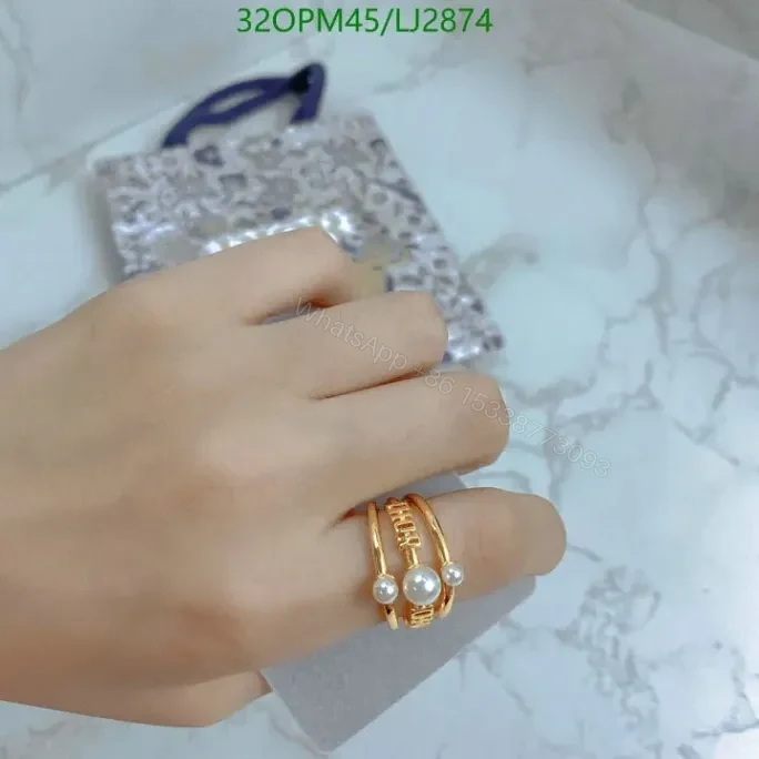 View 2 of Dior Revolution Pearl Ring for Women – Model LJ2874