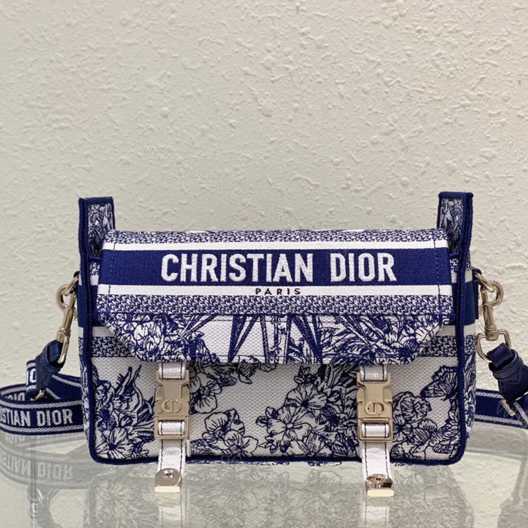 Dior Camp Women’s Super Premium Handbag Canvas Pattern 25x15x8cm — view 1