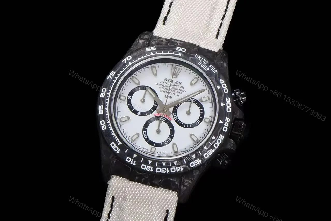 View 12 of Replica DiW Rolex Cosmograph Daytona Panda Carbon