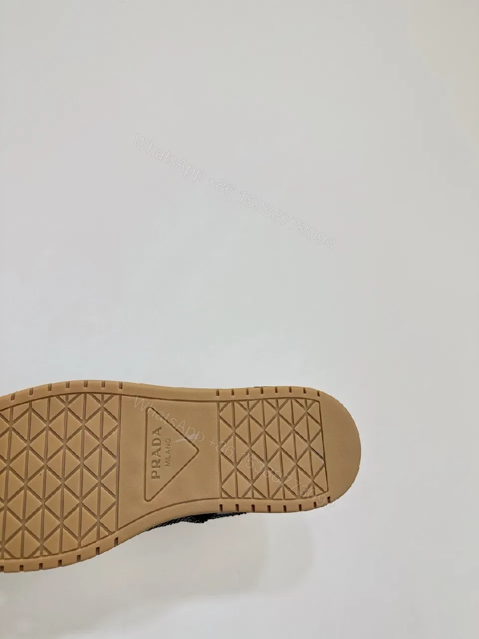 View 8 of Black Leather Grid-Textured Luxury Sneakers with All-Day Comfort