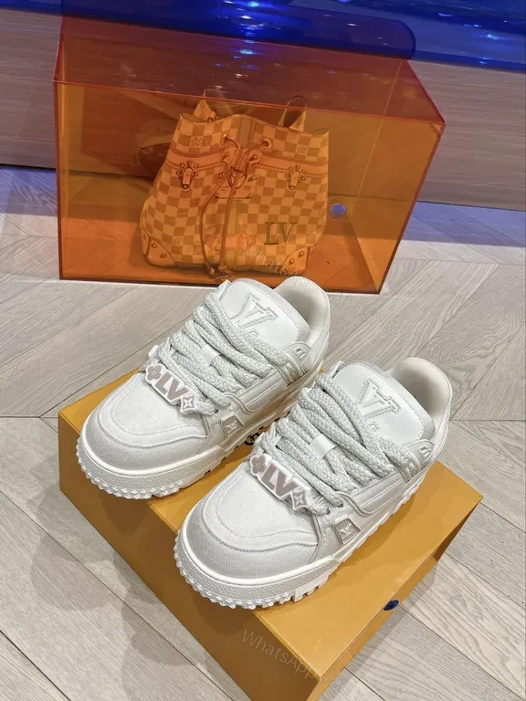 View 6 of Chunky Textured Sneaker â€” Luxe LV-Inspired Comfort Sneaker
