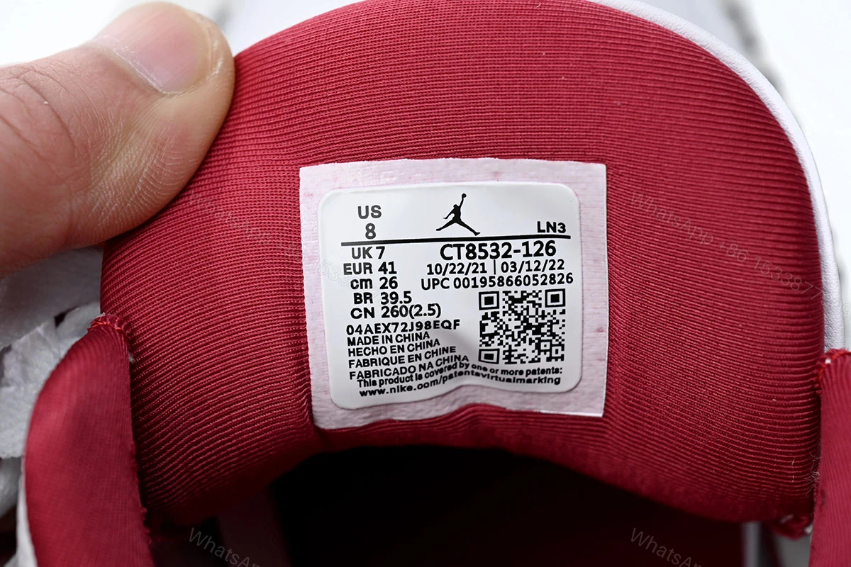 View 5 of (GET)Air Jordan 3 Retro Cardinal Red CT8532-126