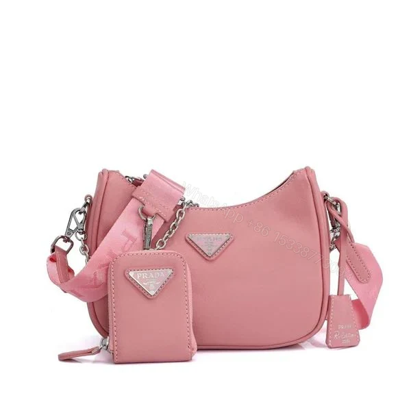 View 15 of FIRST COPY PRADA RE-EDITION POCHETTE CROSSBODY BAG