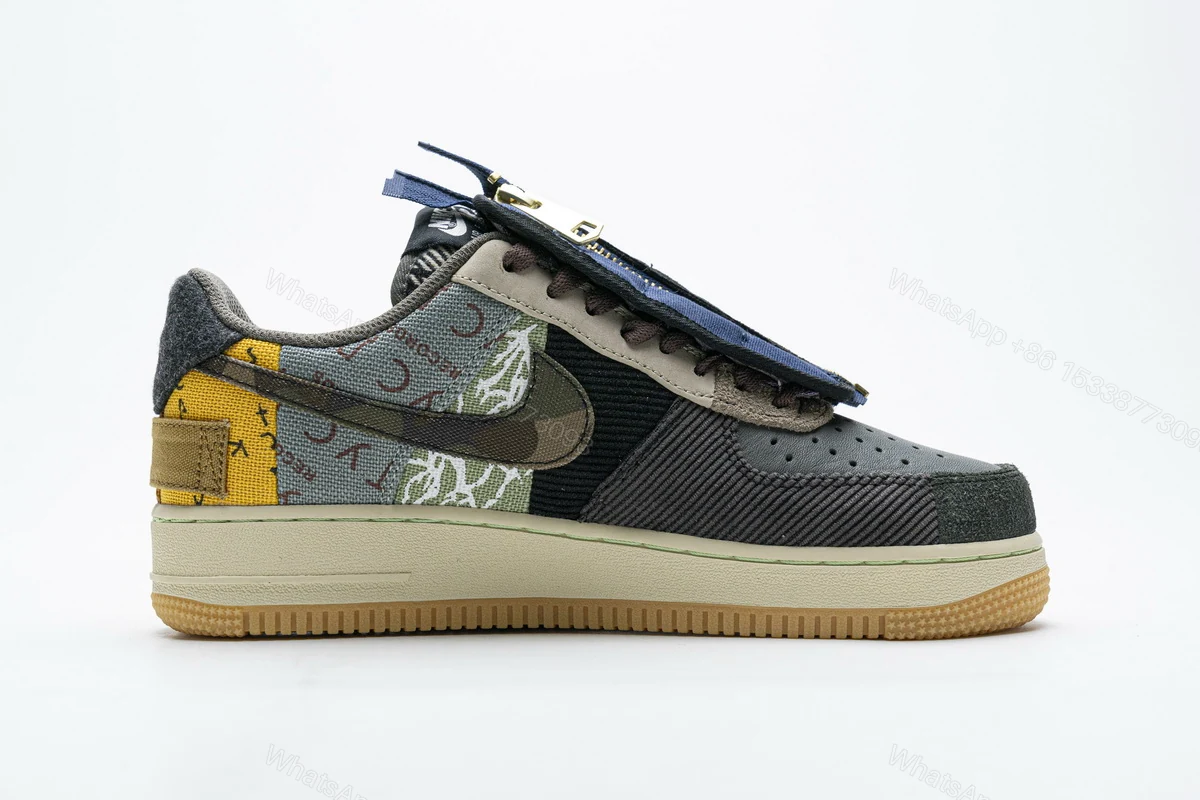View 2 of Travis Scott Nike Air Force 1 Low “Cactus Jack CN2405-900
