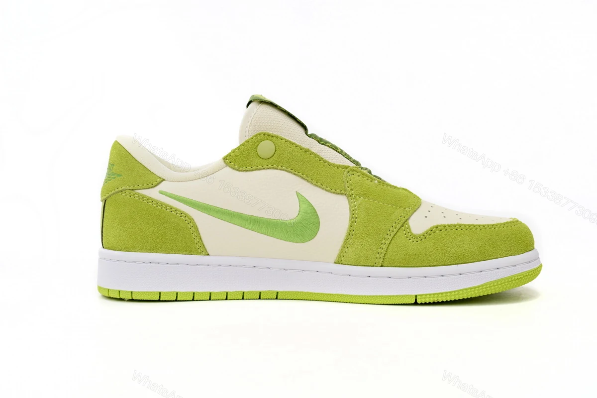 View 4 of Air Jordan 1 Low Green Apple AV3918-198