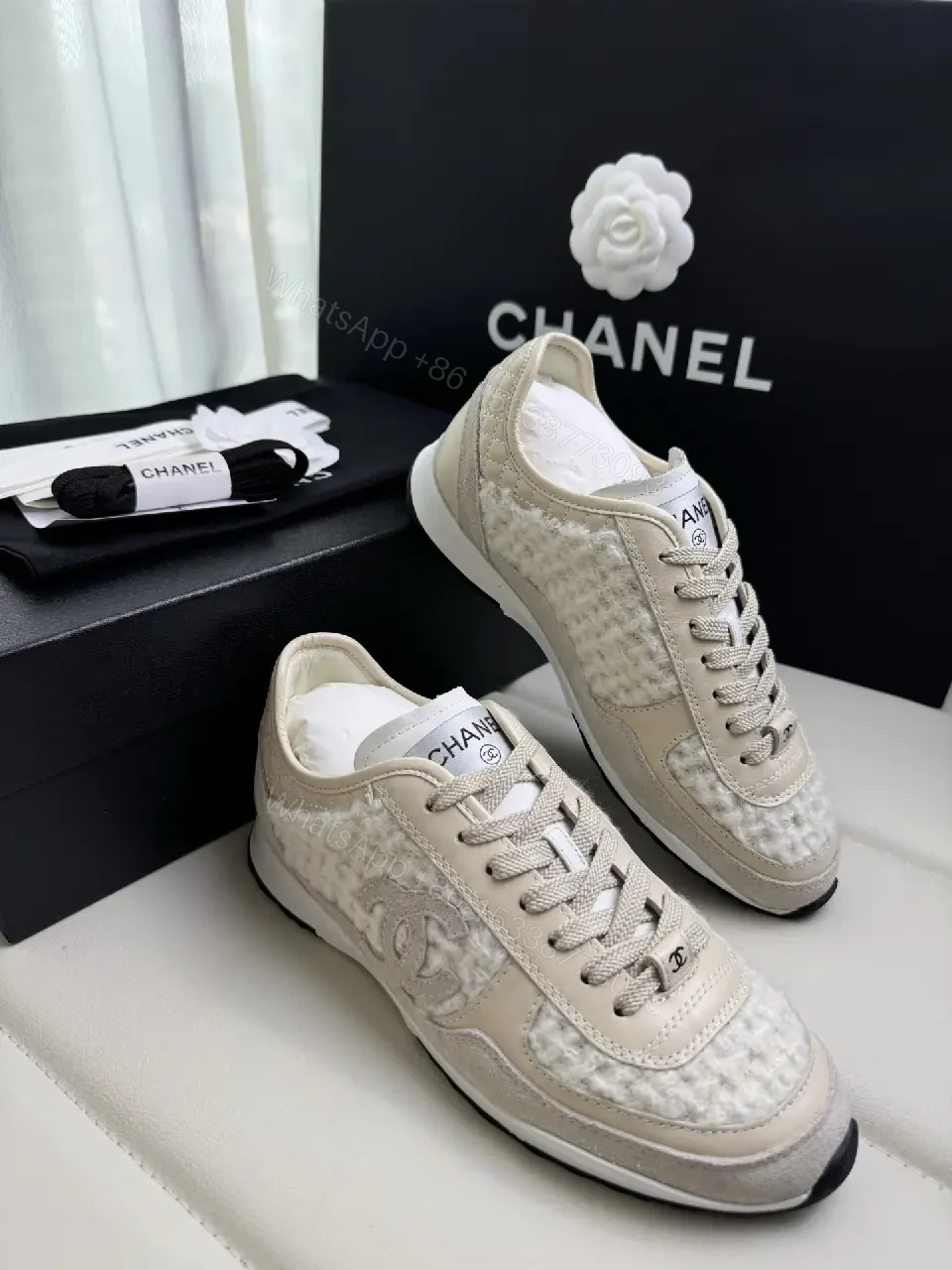 View 4 of Cozy Knit Sneaker: Luxe Texture, All-Day Comfort, High-Top