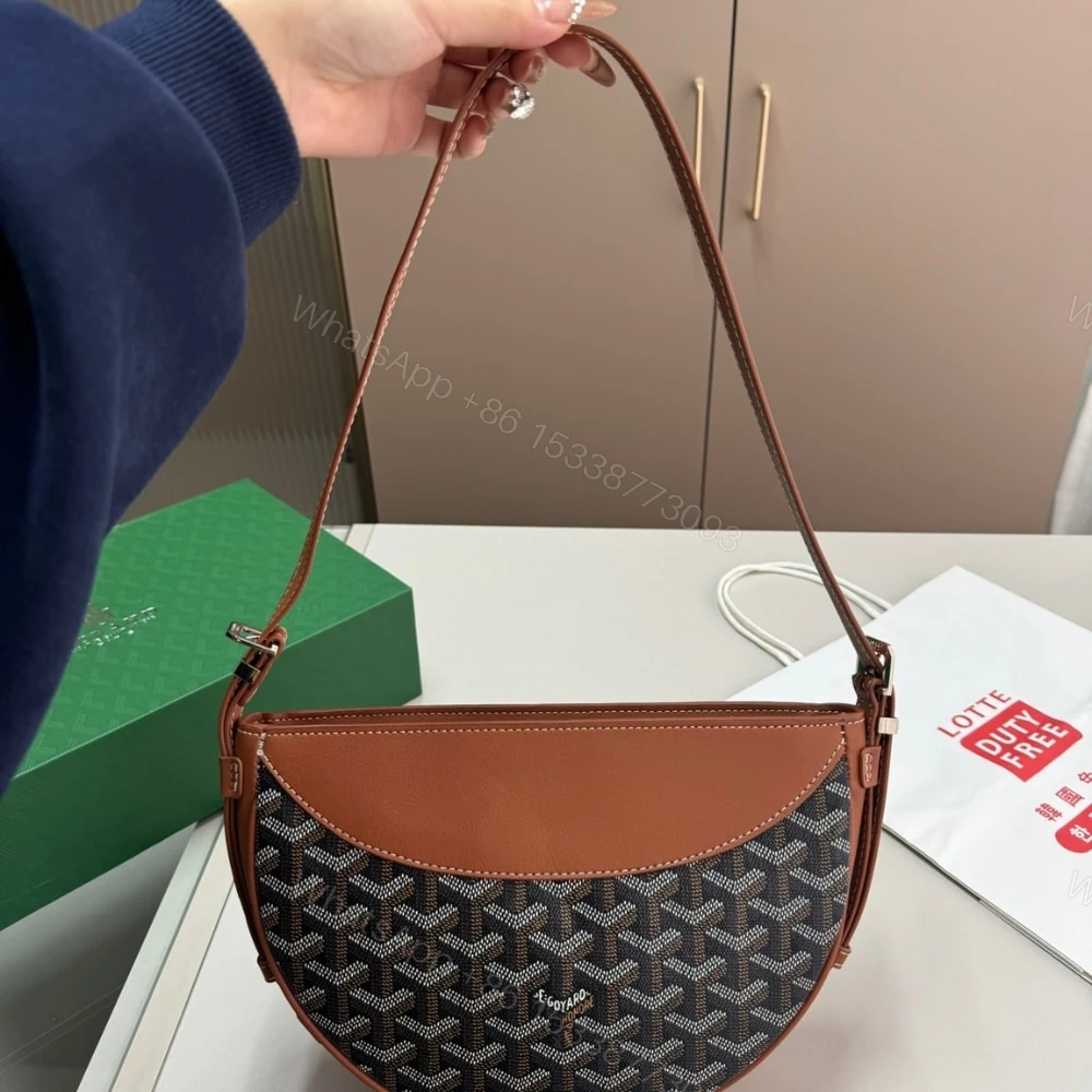 View 5 of GOYARD HIRONDELLE BAG BLACK AND TAN 24CM HIRONDPMLTY01CL03P