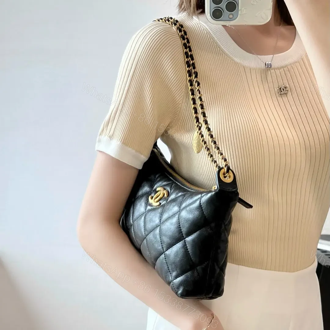 View 21 of 高仿Chanel*25S系列AS5528小羊皮腋下包黑色免檢版