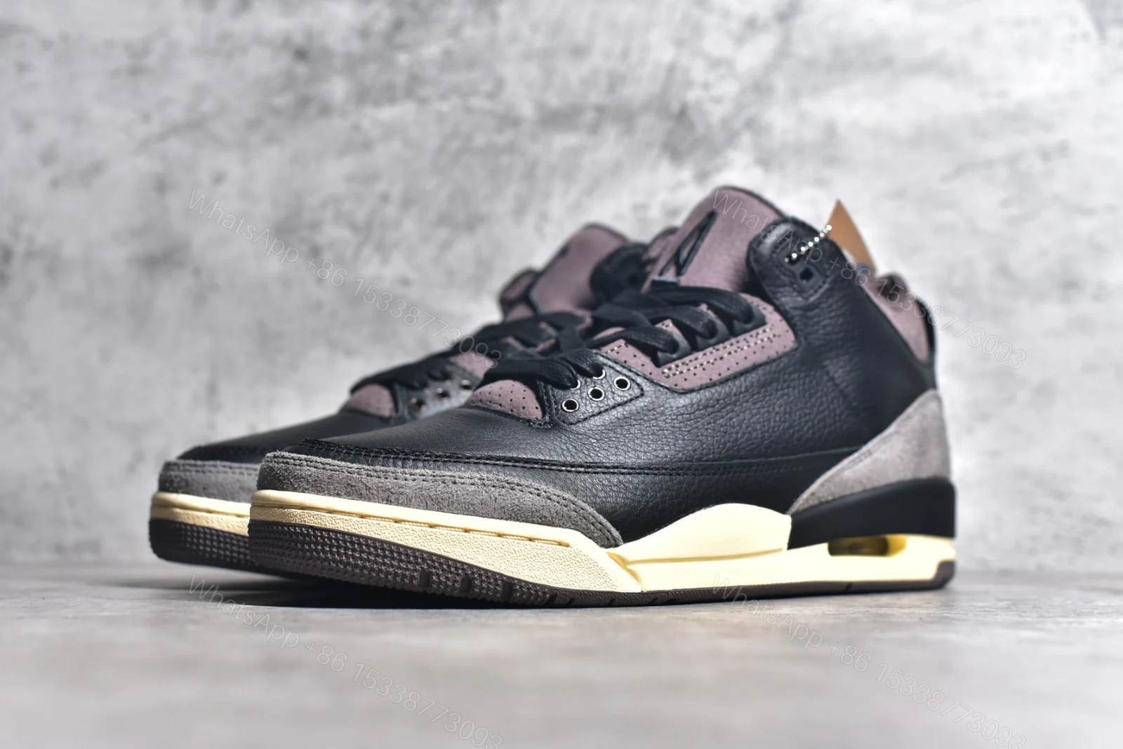 View 2 of A MA MANIERE x AIR JORDAN 3 RETRO Black Reps