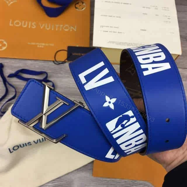 View 6 of LOUIS VUITTON X NBA 3 STEPS 40MM REVERSIBLE MONOGRAM CANVAS BELT – B100