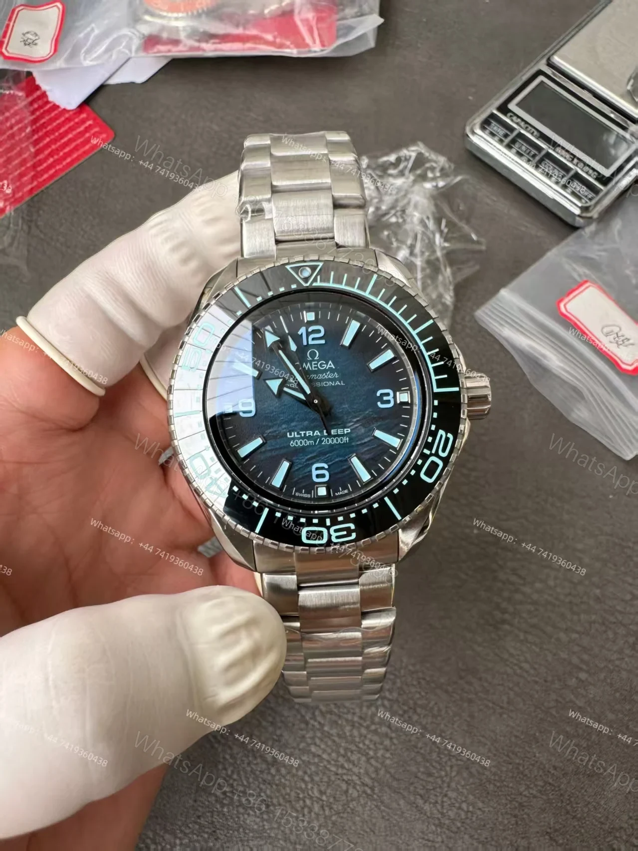 View 2 of Omega Super Clone Seamaster Planet Ocean 6000M 45.5mm 215.30.46.21.03.002
