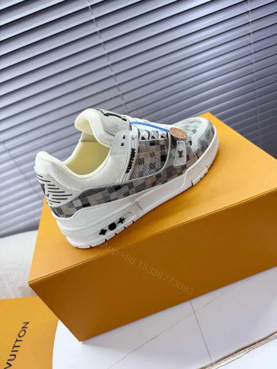 View 4 of Patterned Luxury High-Top Sneaker: Everyday Chic Comfort