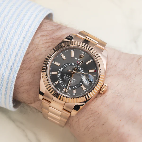 View 2 of Superclone Rolex Sky-Dweller Slate Dial Oyster 336935