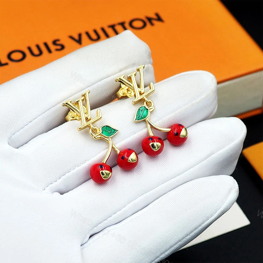 View 6 of LV x TM CERISE EARRINGS