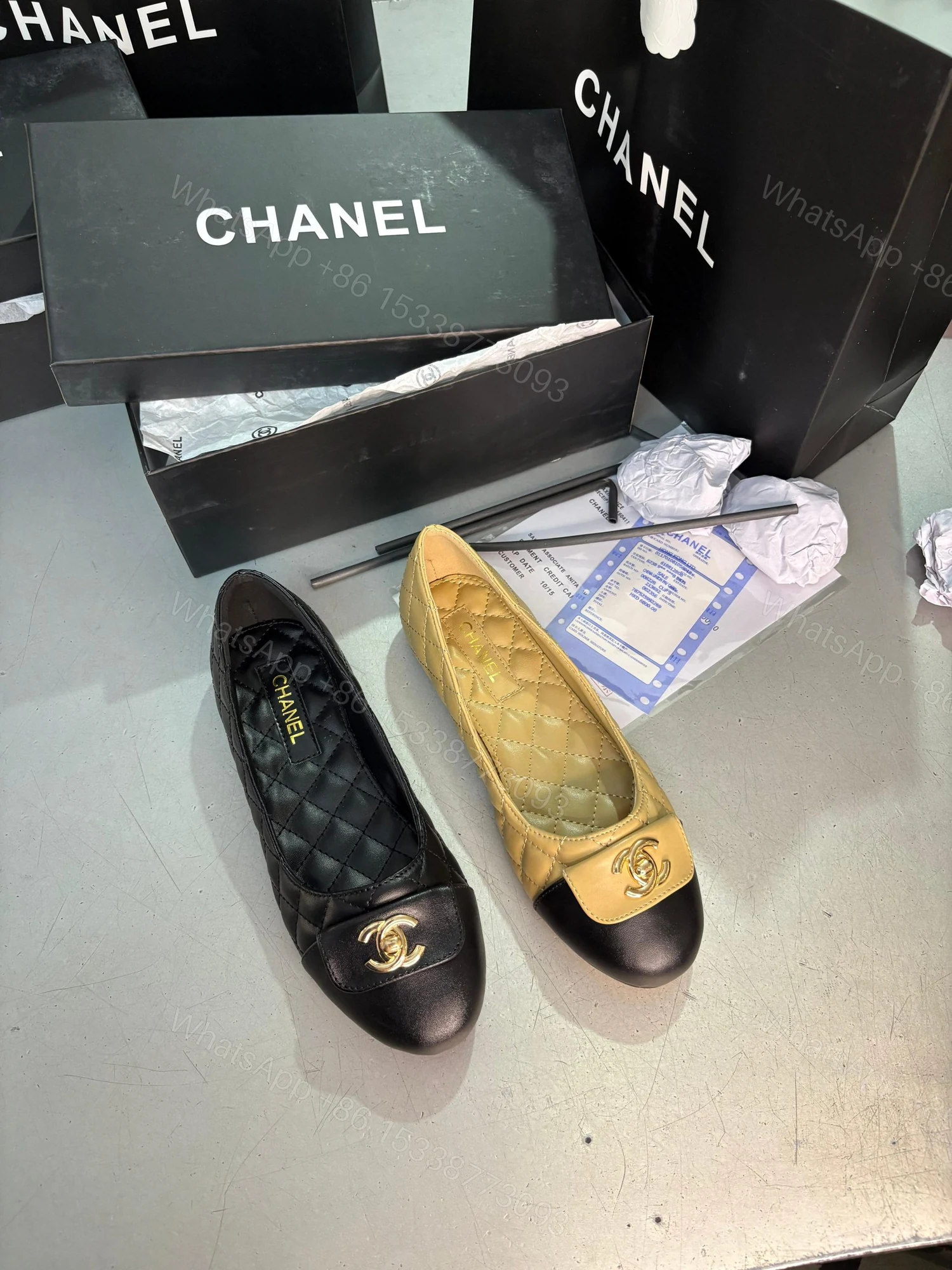 View 5 of FIRST COPY CHANEL BALLET COMFORTABLE FOR DAILY WEAR FLATS FOR WOMEN