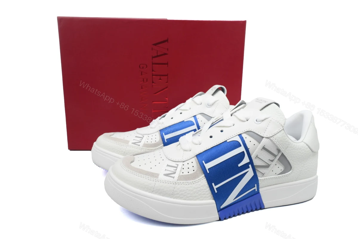 Valentino Garavani VL7N Low Sneakers White Blue — view 2