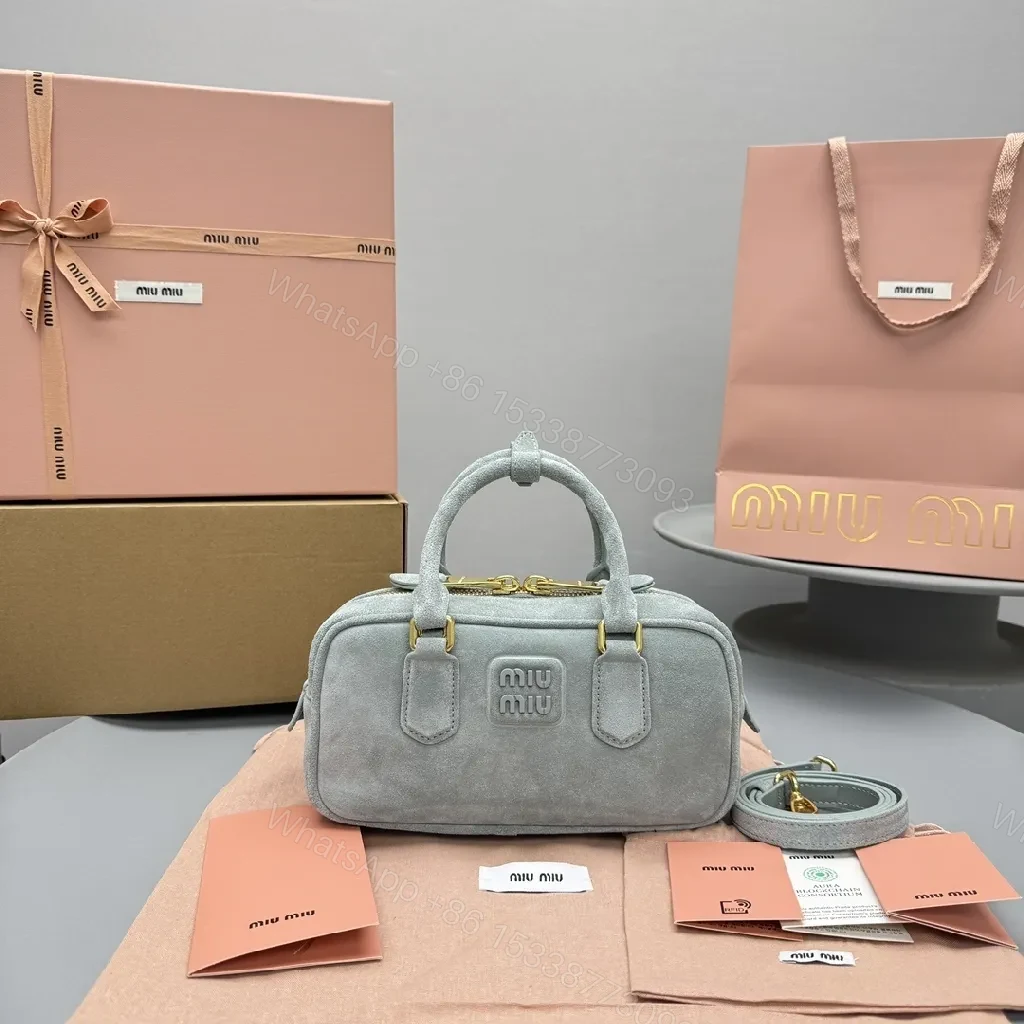 Grey Suede Satchel — Structured Luxe, Gold Accents, Everyday Carry — view 1