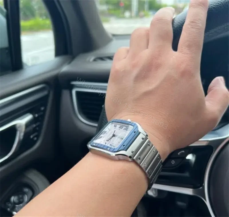 View 3 of Replica Cartier Santos De Cartier Watch