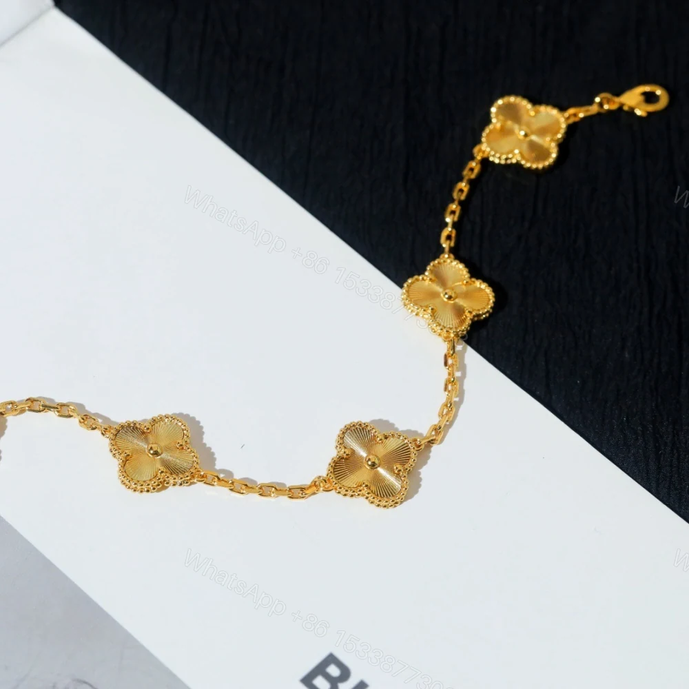 View 6 of 高仿首飾VanCleef&Arpels*RP3JK00金鐳射五花手鏈