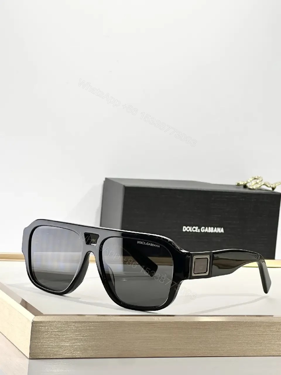 View 7 of Bold Acetate Sunglasses: Large-Frame Luxury UV Protection