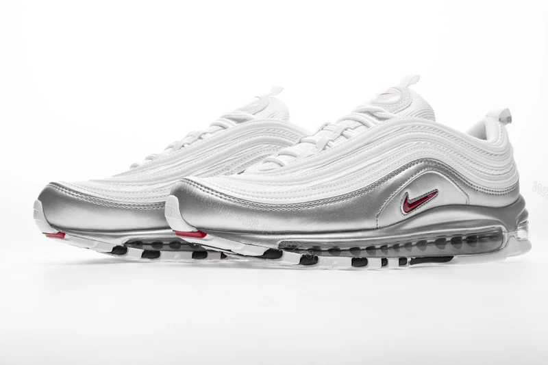 View 4 of Nike Air Max 97 Silver White AT5458-100