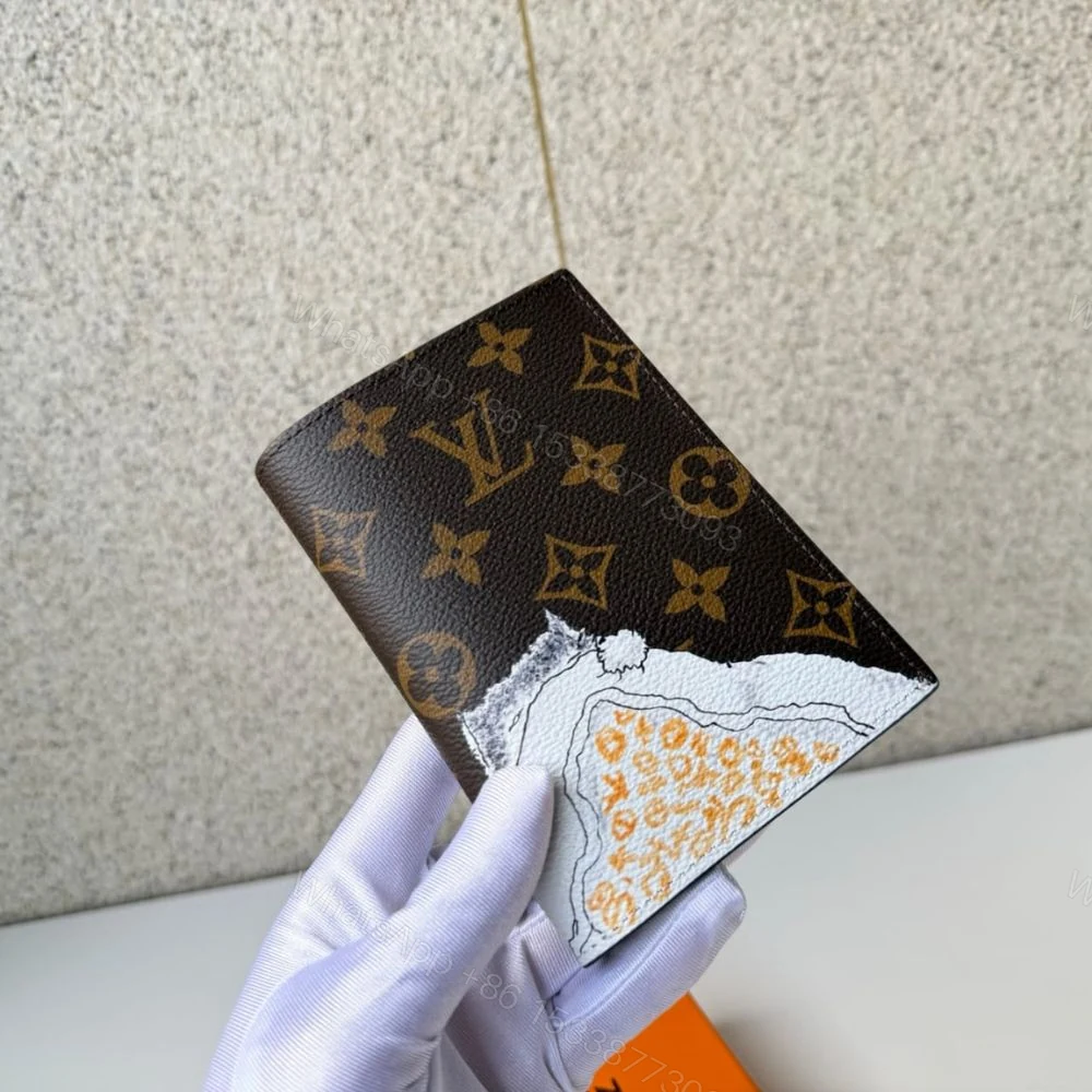 View 4 of Louis Vuitton Passport Cover Monogram Coated Canvas 14Cm M25753