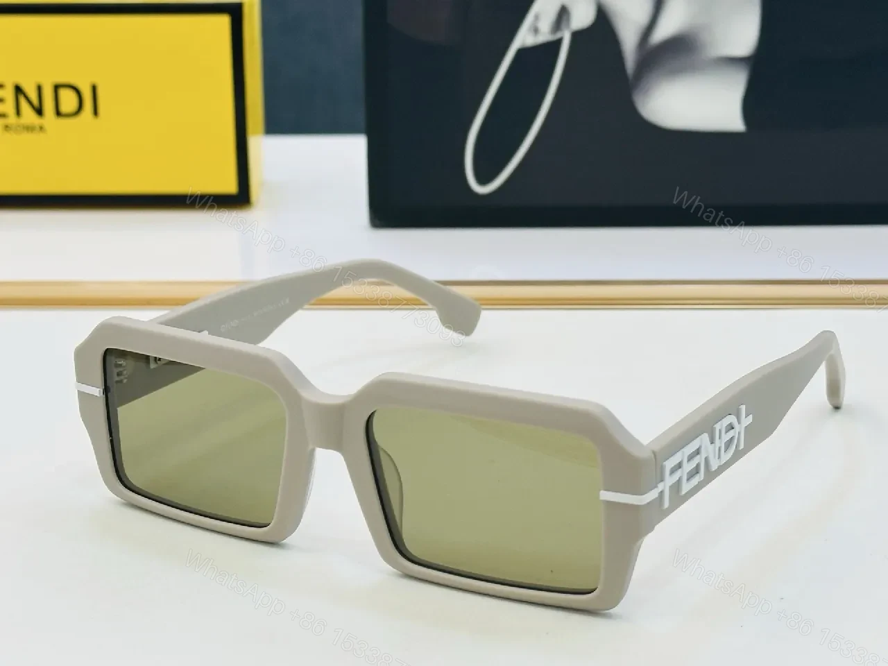 View 8 of Bold Blocky Frames Sunglasses: All-Day Comfort