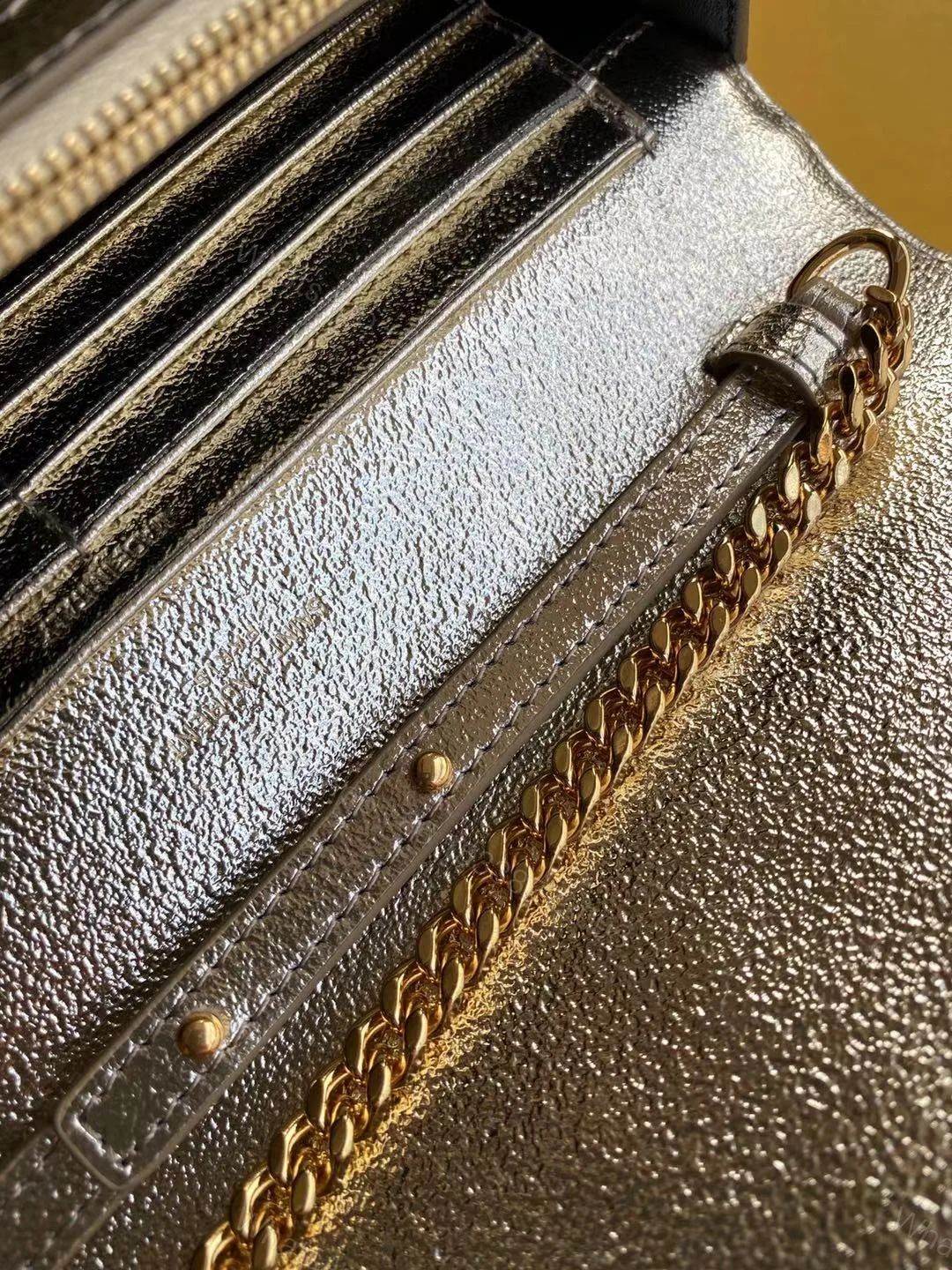 View 5 of Ysl Gold Clutch Ysl Sling Bag