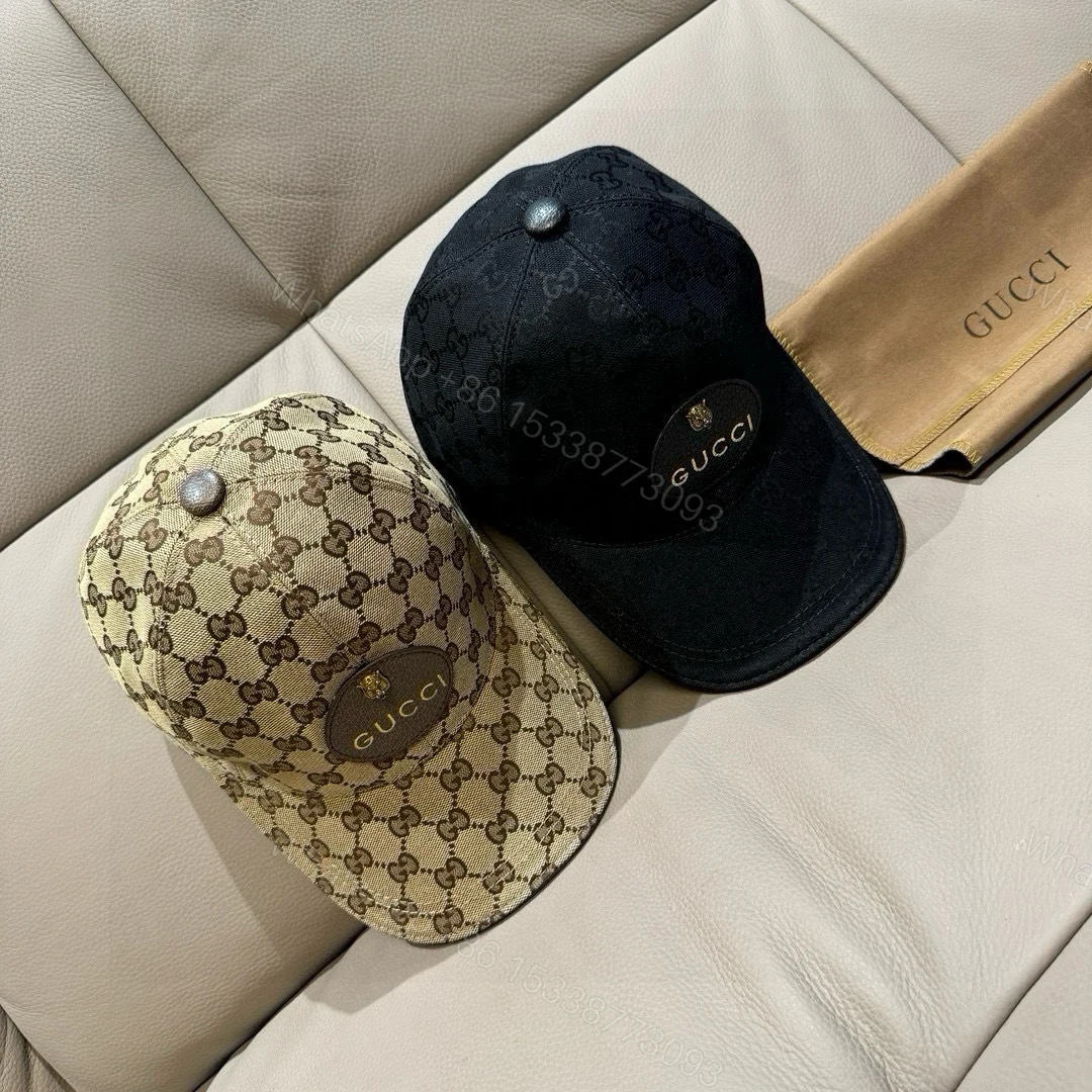 Gucci高仿GG圓標棒球帽 雙色老花設計 品牌感十足 — view 1
