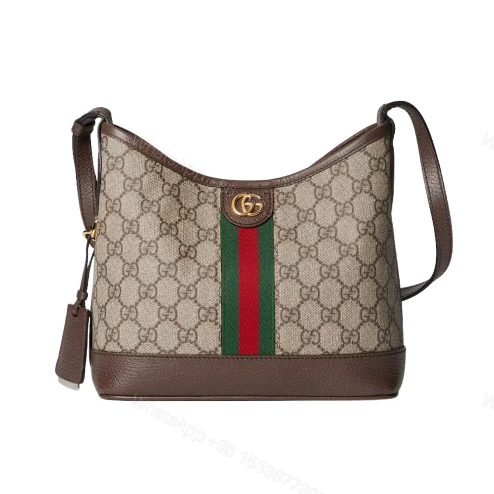 Gucci Ophidia GG Small Shoulder Bag Beige And Ebony 33Cm 781402 96IWG 8745 — view 1
