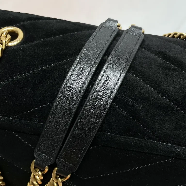 View 5 of Chic Velvet Mini Bag: Chevron Quilted, YSL-Inspired Luxury