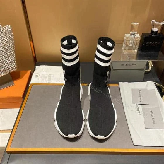 View 2 of BALENCIAGA MEN’S ADIDAS SPEED TRAINERS IN BLACK – BB211