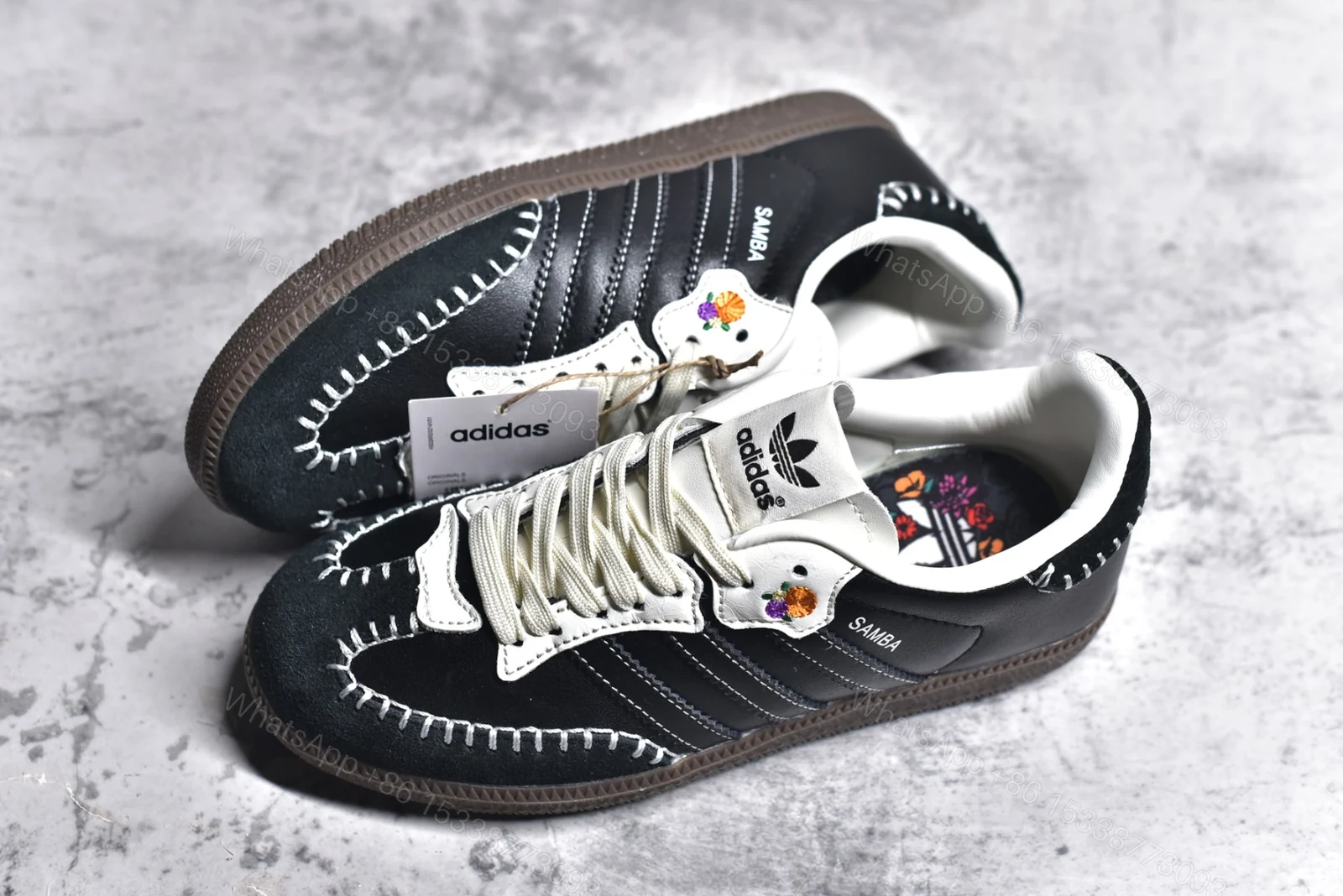 View 4 of adidas Samba OG Dia de Muertos Pack Black