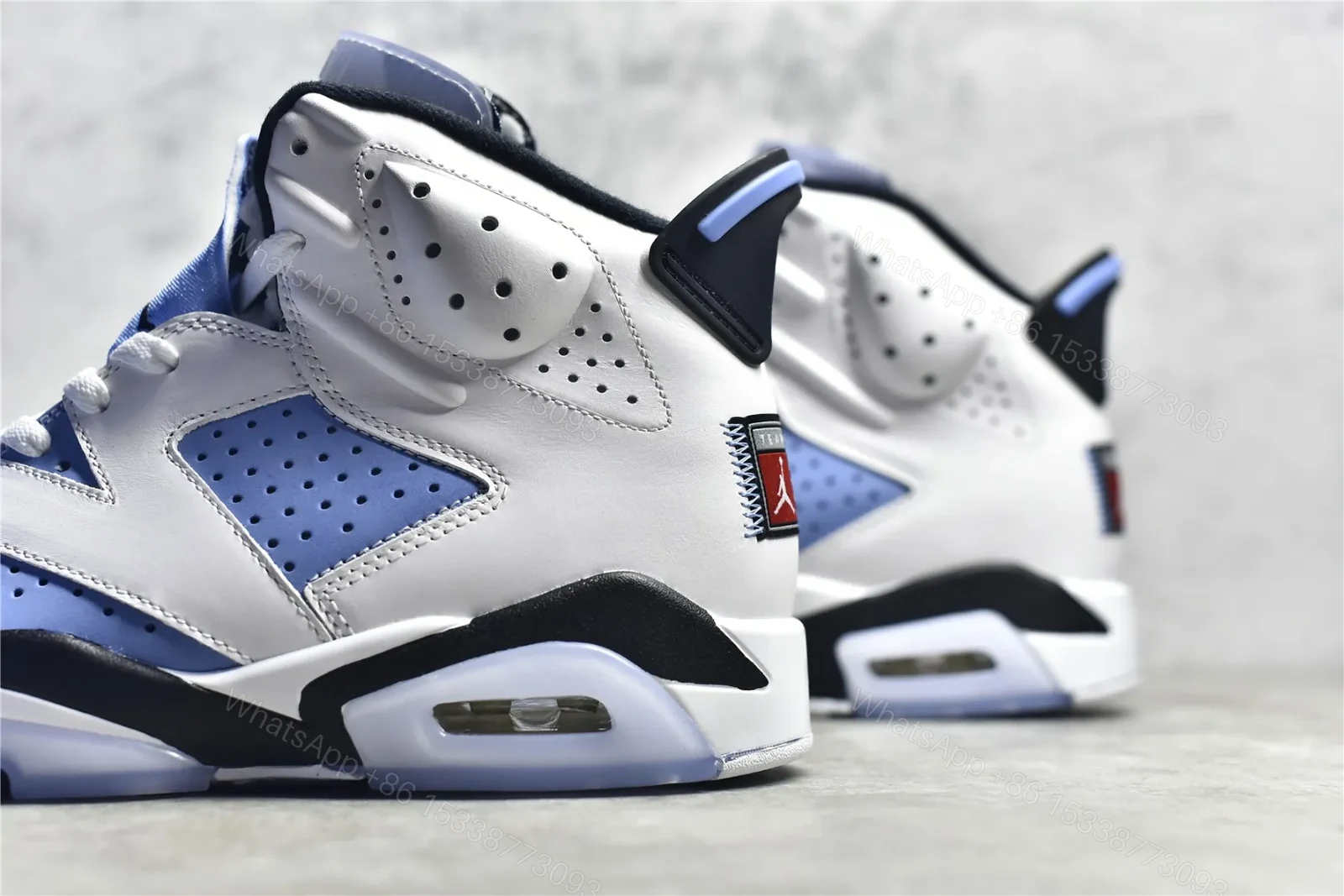 View 5 of Air Jordan 6 Retro “university blue” Reps