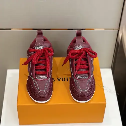 View 6 of LOUIS VUITTON SKATE SNEAKERS IN BORDEAUX RED – LSVT326