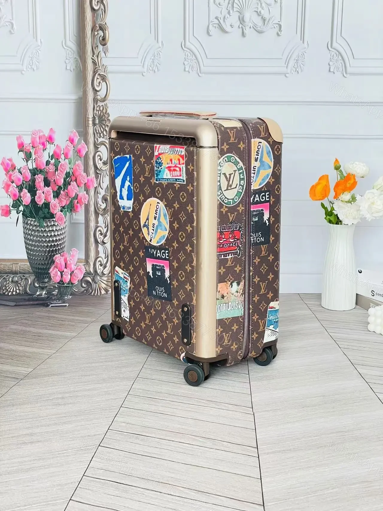 View 6 of Louis Vuitton Horizon 55 suitcase in Monogram Canvas