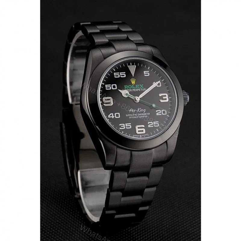 View 2 of Replica Rolex Air-King Black Dial 1454019
