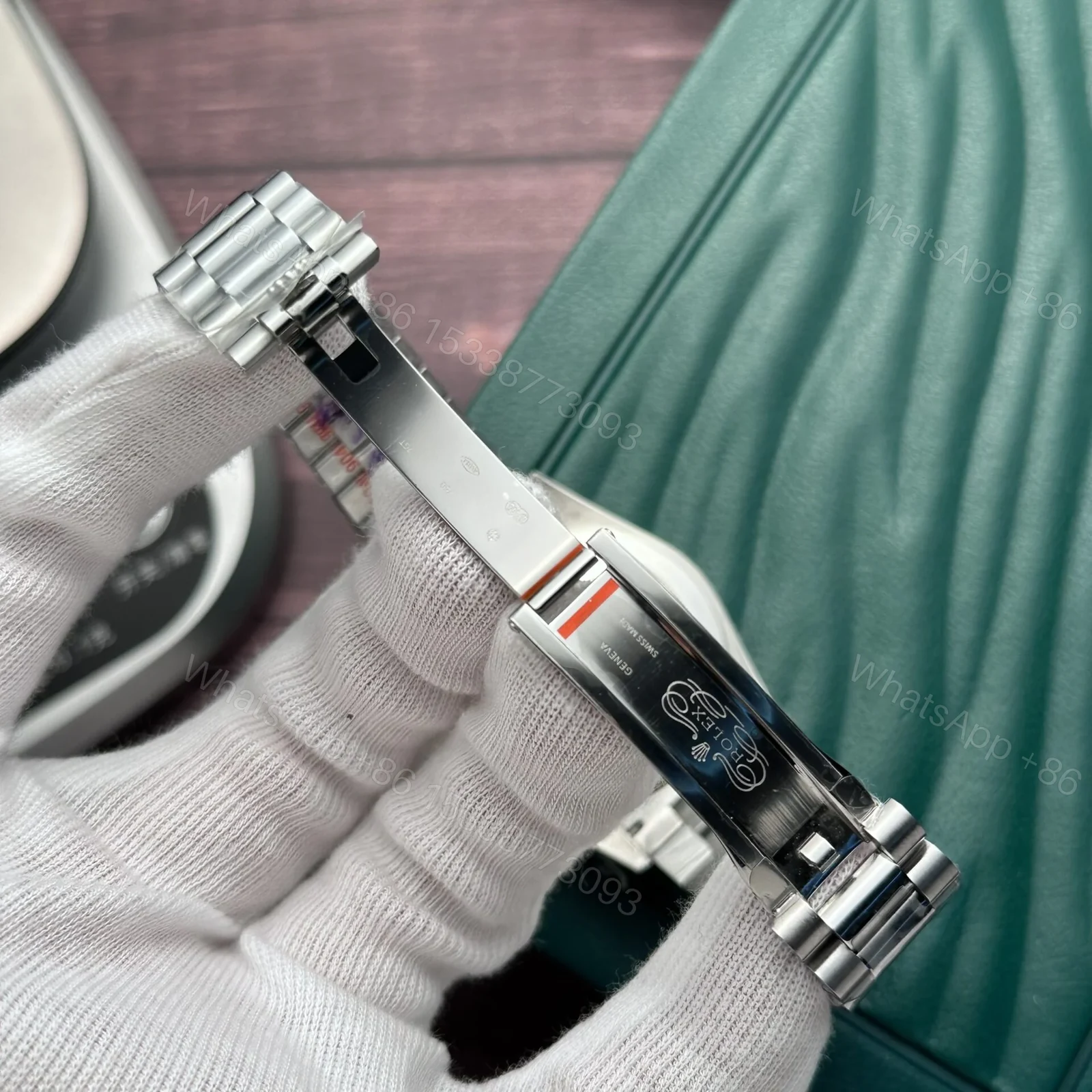View 6 of Superclone Rolex Day-Date Olive Green Dial 228239-0033 40 mm