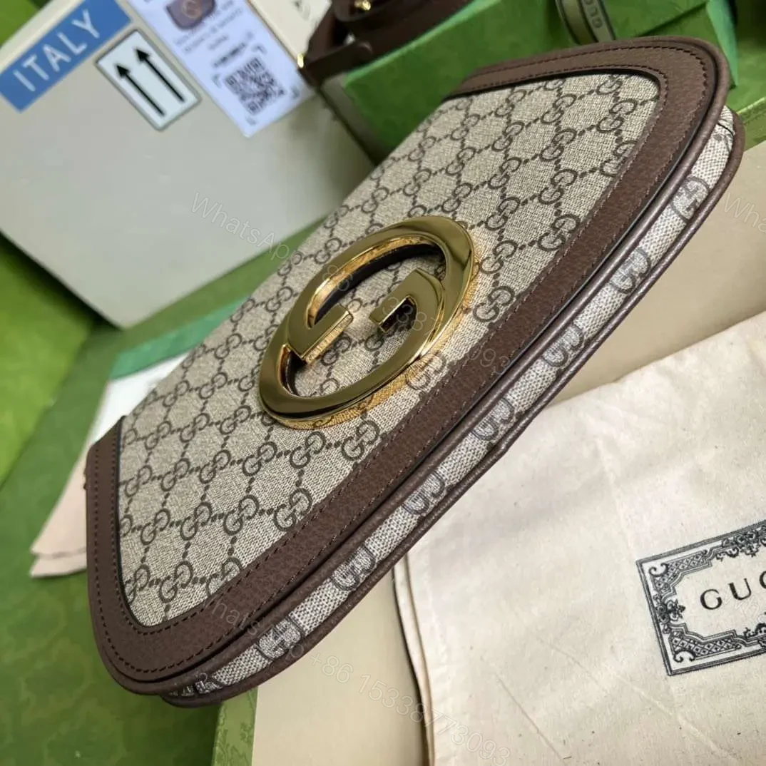View 7 of Gucci Blondie Branded Women’s Handbag with Ophidia Pattern 28x16x4cm