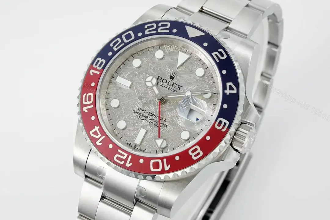 View 3 of Rolex GMT Master II Greenwich V5 40mm Dandong 3285 Automatic Watch RLX-GMT-GREEN-V5-40-D3285