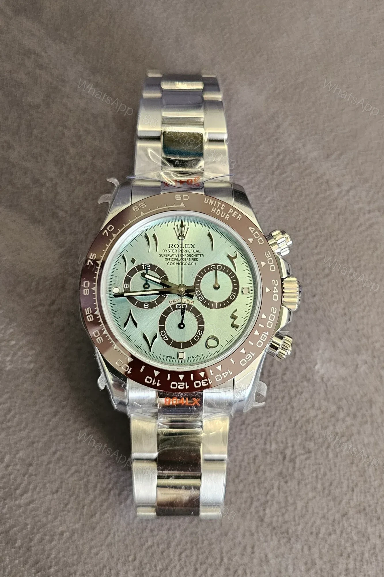 Rolex Daytona Platinum Ice Blue Arabic — view 1