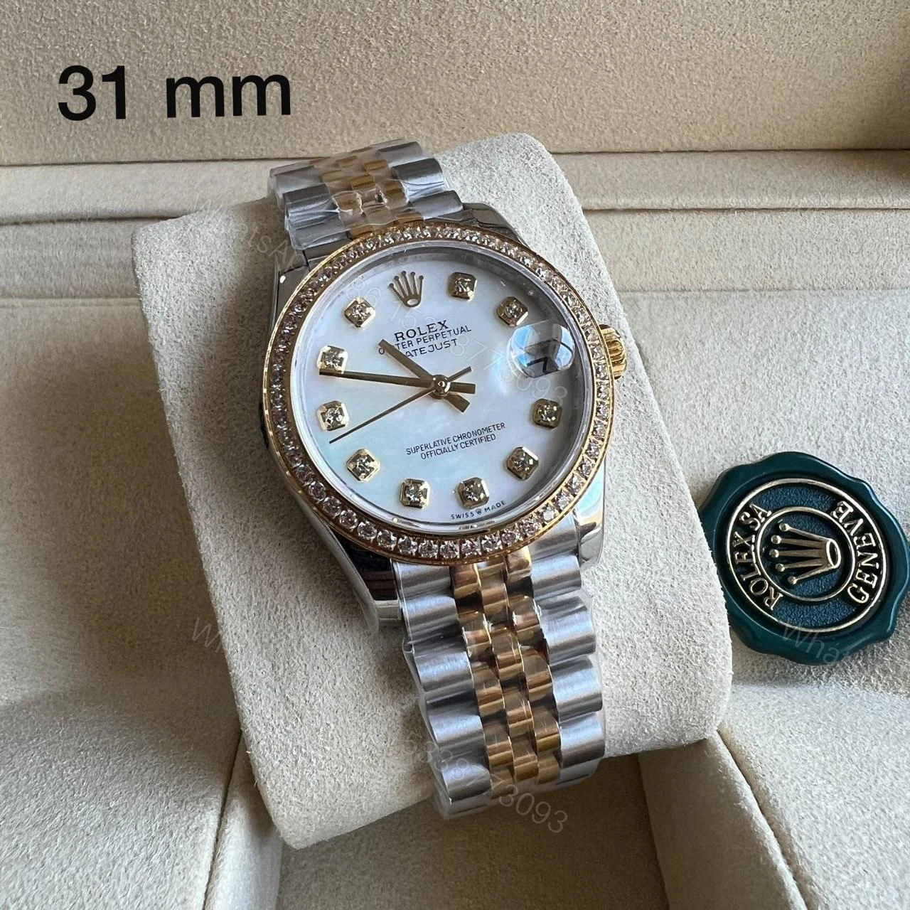 View 10 of Rolex Datejust 31 Dial Jubilee Bracelet Women’s Watch
