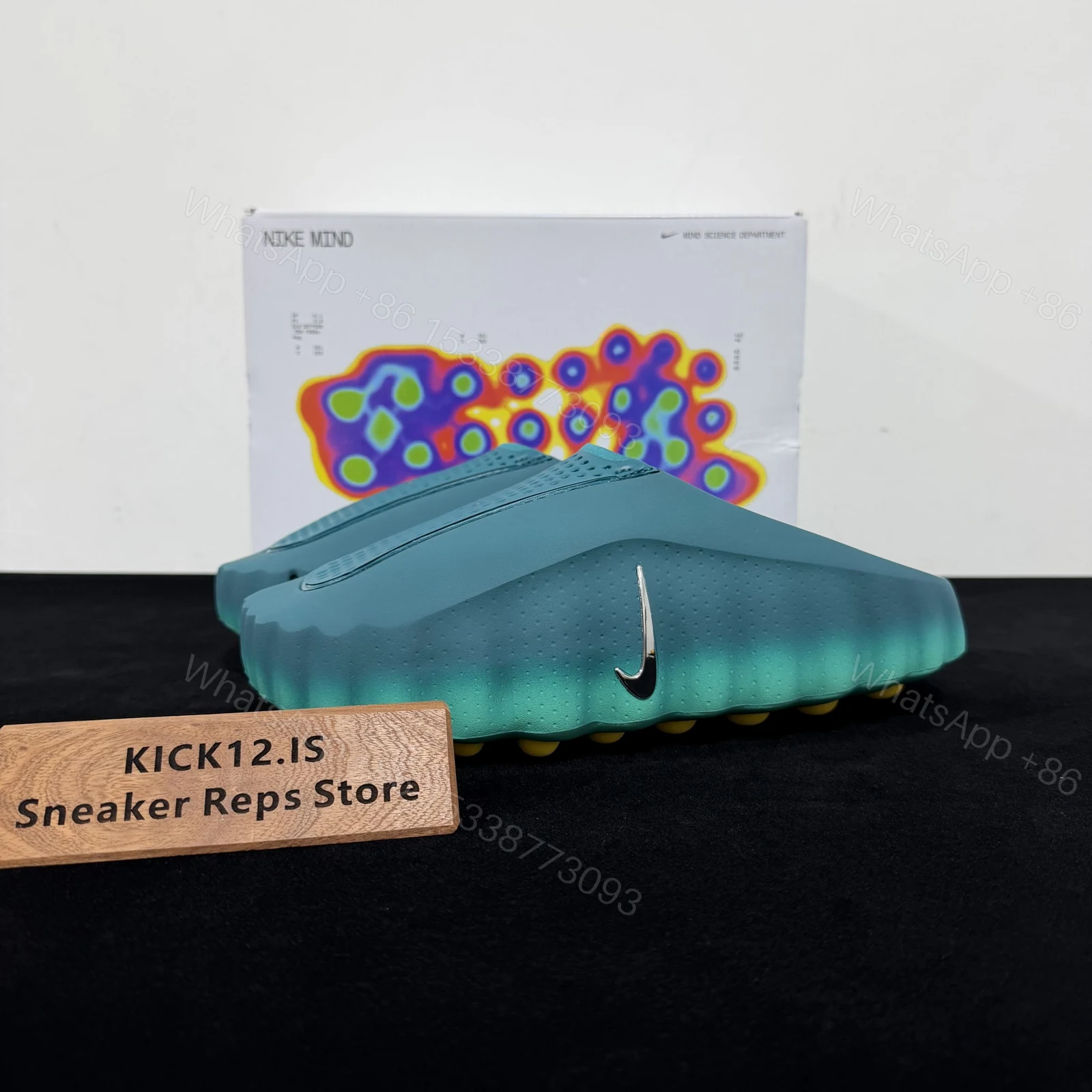Mind 001 Slide Geode Teal Light Menta — view 1