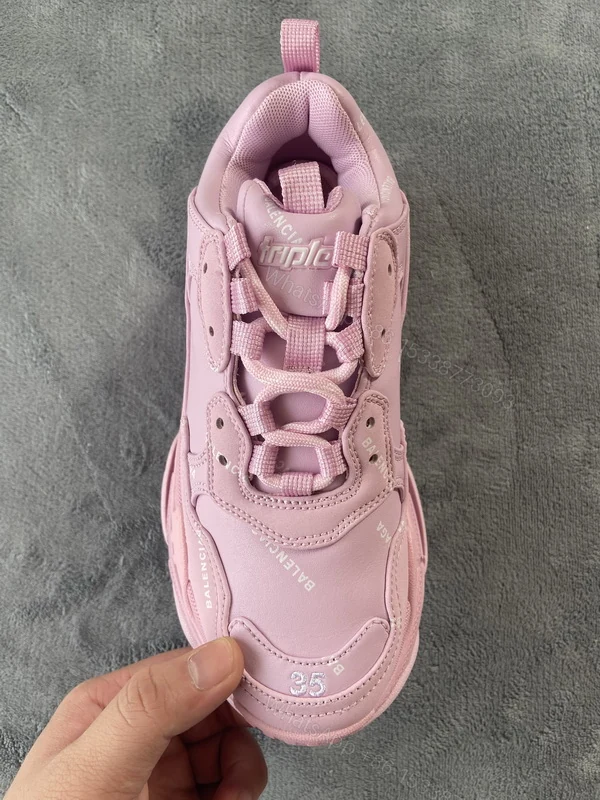 View 5 of Balenciaga Triple S Letter Pink 524039 W2FA1 5090