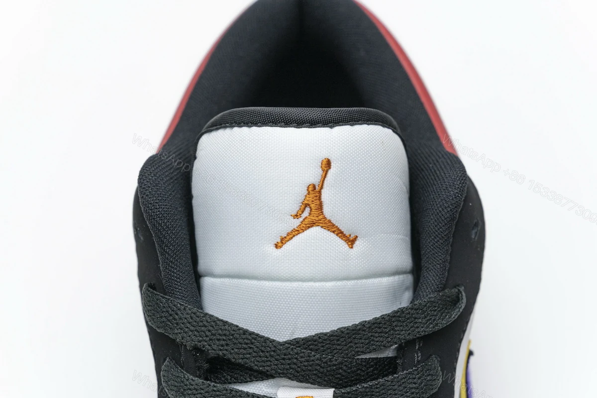 View 7 of Air Jordan 1 Low Lakers Top 3 CJ9216-051