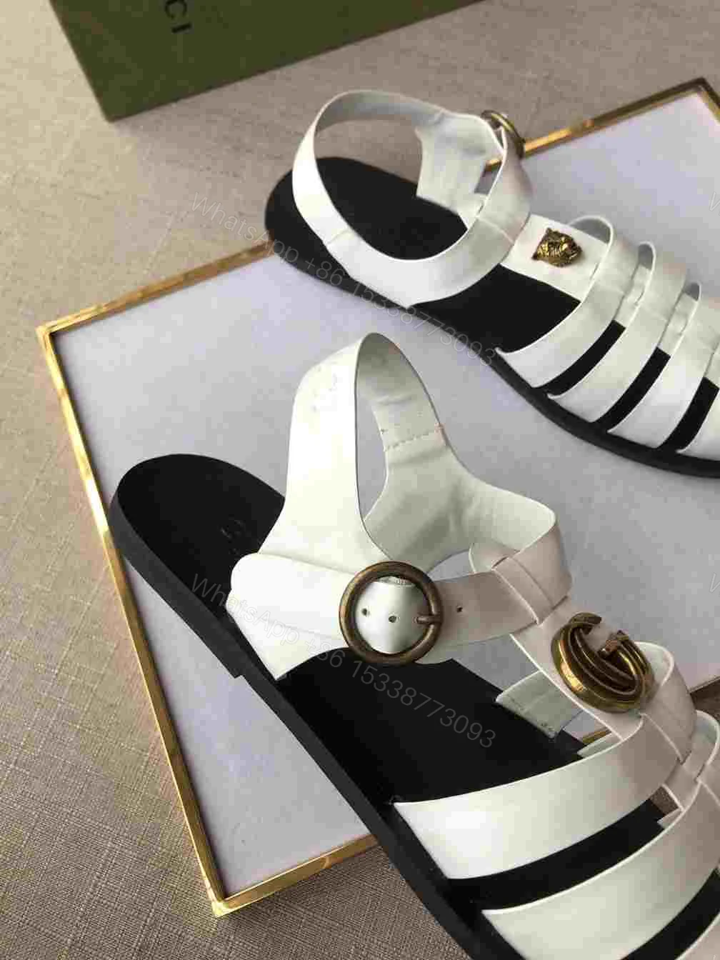 View 5 of GUCCI SANDAL WITH DOUBLE G – SDG008