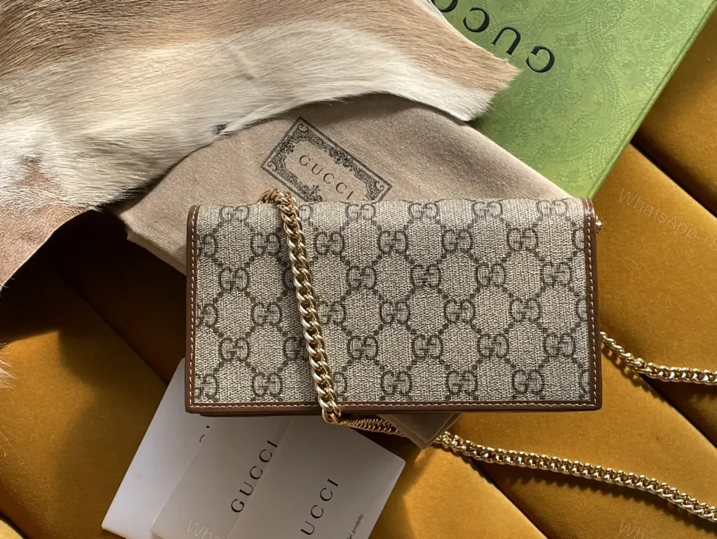 View 8 of GG Canvas GG Supreme Shoulder Bag - Gold-Honed Hardware, Compact Luxury