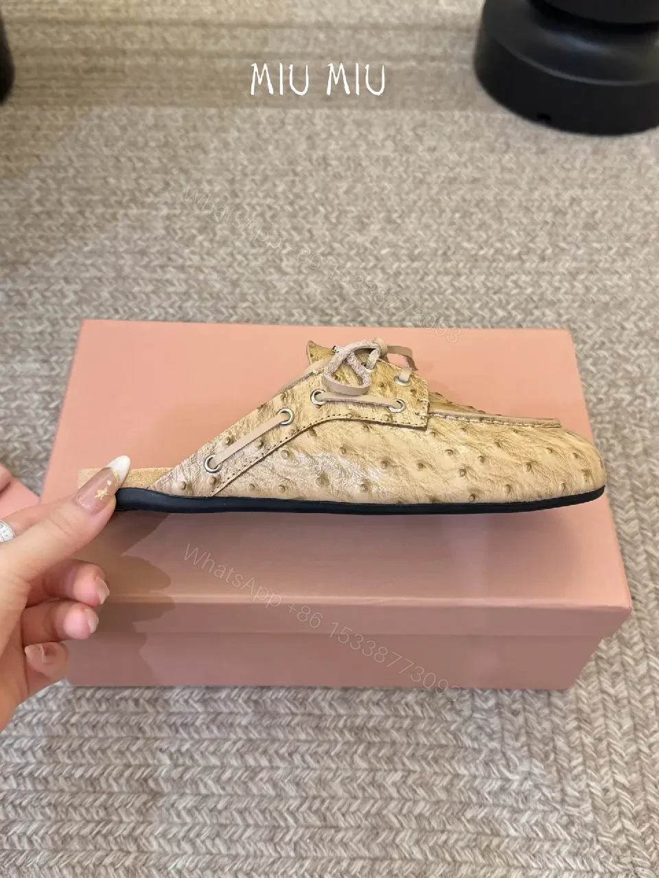 View 7 of Golden Corkscrew Miu Miu Clogs Sandals